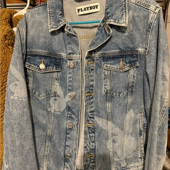 PAC-SUN PLAYBOY DENIM JACKET - Picture 2 of 3